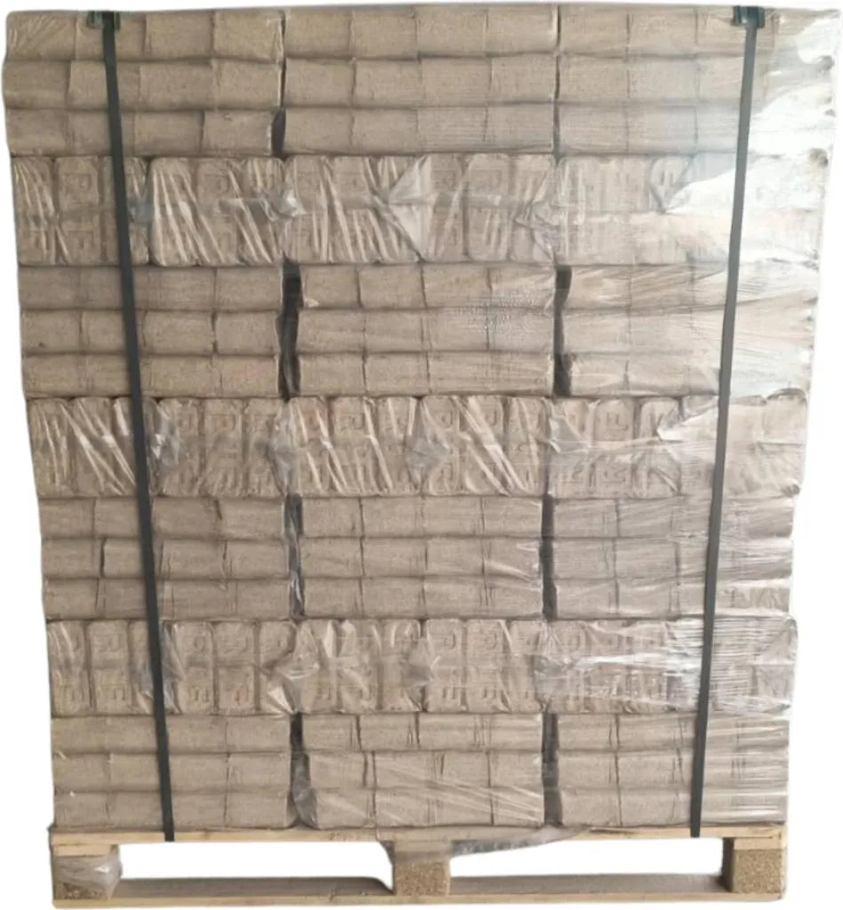 RUF Holzbriketts 100% Buche 10 kg – Palette 960 kg | Brikettsdirekt