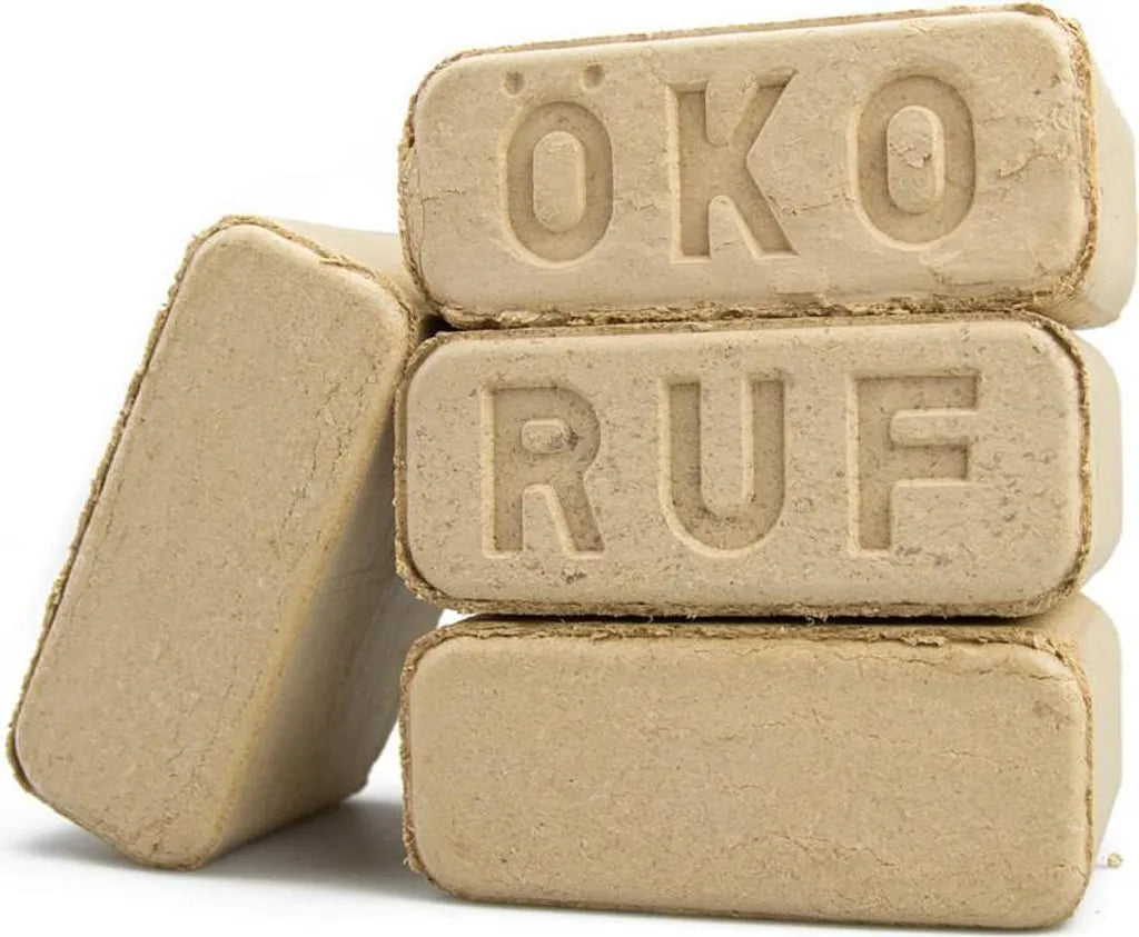 RUF Holzbriketts aus Buche 10 kg – Volle Palette 960 kg | Brikettsdirekt