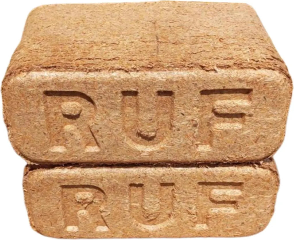 RUF Holzbriketts 100% Buche 10 kg – Palette 960 kg | Brikettsdirekt