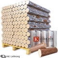 Nestro Hartholzbriketts Buche & Eiche 960 kg – Volle Palette | Brikettsdirekt