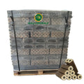 PiniKay Holzbriketts 100% Eiche, 8-eckig 10 kg – Palette 960 kg | Brikettsdirekt