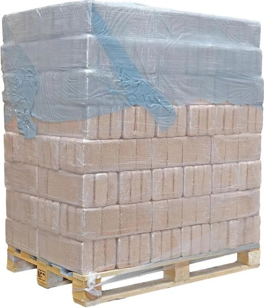 RUF Mischholz Holzbriketts 10 kg – Volle Palette 960 kg | Brikettsdirekt