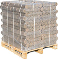 Premium Hartholzbriketts rund, Buche & Eiche 10 kg – Palette 960 kg | Brikettsdirekt